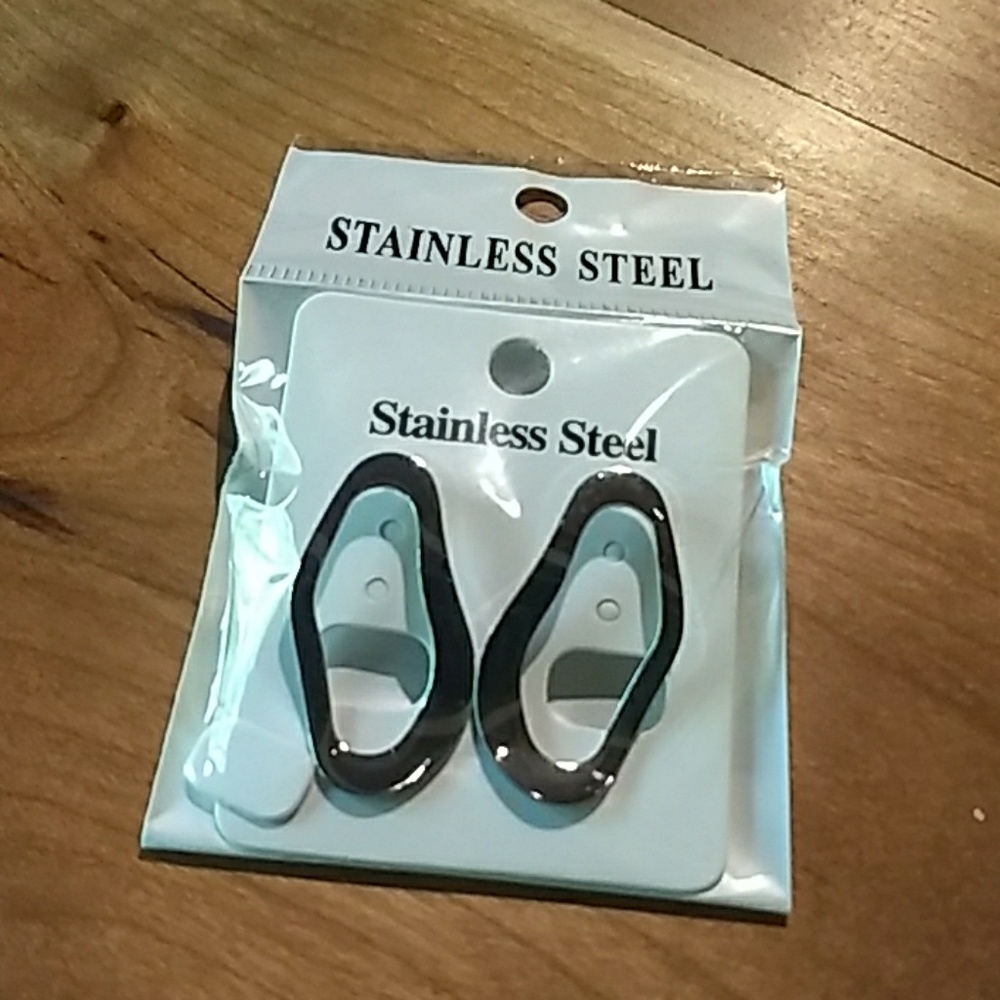 Silver earrings